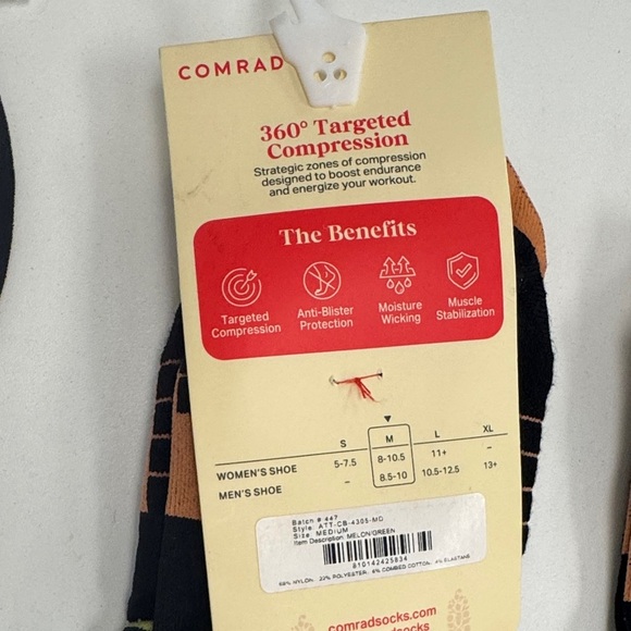 NWT Free People FP Movement x Comrad Ankle Tab Socks Brand Size medium 8-10.5 - Picture 7 of 8